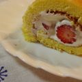 ゆうりママ's cooksnap of when they made ぶどうのロールケーキ.