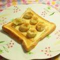 Chokoモンブラン's cooksnap of when they made ♡焼きバナナとスライスチーズのトースト♡.