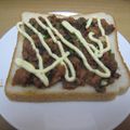 逆月神那's cooksnap of when they made 甘辛☆ツナトースト.