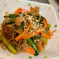Ri→chan's cooksnap of when they made ■たっぷり糸こんにゃくのチャプチェ風■.
