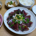 ななに373's cooksnap of when they made かつおのたたき～生姜みぞれかけ～.