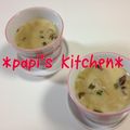 papikun's cooksnap of when they made 素朴？庶民？の味♫味噌汁で茶わん蒸し.