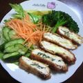 かほじぇ's cooksnap of when they made 鶏ささみのはさみ揚げ＊.