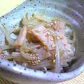 panda4989's cooksnap of when they made ✿もやしとハムの❀コチュジャン和え✿.