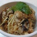猫柳商店's cooksnap of when they made 牡蠣の赤味噌あじの炊込みご飯.