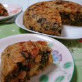 mmameco's cooksnap of when they made 菜の花と豆のケークサレ　～炊飯器で～.