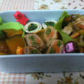 ピタヤ's cooksnap of when they made 弁当♪魚ニソとほうれん草のチーズのり巻き.