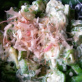 マダムG's cooksnap of when they made ☺オクラのワサマヨ和え☺.
