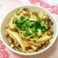 ★しょーこ★'s cooksnap of when they made (∵)屋：きのこの納豆炒め.