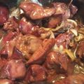 チャウダーとケント's cooksnap of when they made 鳥レバー煮.