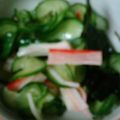まま牛's cooksnap of when they made 備忘録 三杯酢 胡瓜とワカメの酢の物.