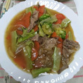 あーちゃん1983's cooksnap of when they made **豚肉とブロッコリーのとろみ炒め**.