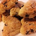 ★ちえ蔵★'s cooksnap of when they made FPで簡単！チョコチャンクスコーン.
