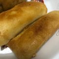 Na Tu2207's cooksnap of when they made 簡単！梅チーズ大葉ささみ春巻き.