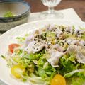 ケチャ＆ウル's cooksnap of when they made 豚しゃぶサラダのねぎマヨかけ.