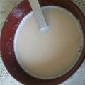 夏目志's cooksnap of when they made スキムミルクdeきなこバナナドリンク.