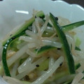 そめはる's cooksnap of when they made もやしときゅうりの和え物.