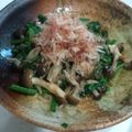 かーくんのママ's cooksnap of when they made ほうれん草としめじのおかか和え.