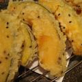 usabin's cooksnap of when they made サクサク！黒ごま入りかぼちゃ天ぷら.