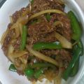 もえにャん's cooksnap of when they made 牛肉とピーマンのオイスター炒め.