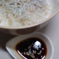 三七子's cooksnap of when they made レンジで簡単！生姜タレが美味＊しらす丼.