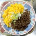 yume1029's cooksnap of when they made 簡単！おいしい！三色丼.