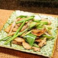 ちべターリー's cooksnap of when they made 豚バラとにんにくの芽の炒め物.