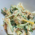 ikkou0503's cooksnap of when they made キュウリと竹輪のゴママヨ和え.