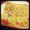 naomix77's cooksnap of when they made 生ハムバナナ♪チーズトースト.