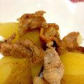 Saya＊JN's cooksnap of when they made 豚肉とじゃがいもの甘辛煮.