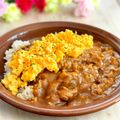 ねっちゃんっ's cooksnap of when they made CoCo壱風★スクランブルエッグカレー.