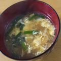 瑠希亜's cooksnap of when they made ニラのかき玉汁.