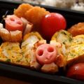 ria･ria's cooksnap of when they made 顔ウインナー☆竹輪IN*お弁当に*.