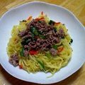 puniＫ's cooksnap of when they made コク旨ネギ塩焼きそば.