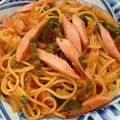 gloryeui's cooksnap of when they made ランチはコレで決まり！あんかけパスタ.