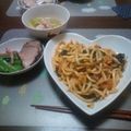 あみ1011's cooksnap of when they made 豚キムチうどん.