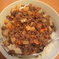 新妻りか's cooksnap of when they made 挽肉と山芋の麻婆風あんかけ.