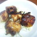 ハナフサまん's cooksnap of when they made 簡単焼き肉のたれで鶏の照り焼き風.