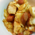 annnnn's cooksnap of when they made ☆キャベツとソーセージのカレー炒め.