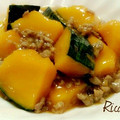 Ｒica's cooksnap of when they made かぼちゃのそぼろ煮.