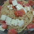 tinker1657's cooksnap of when they made ＊トマトとチーズの冷製パスタ＊.