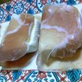 ムヒカ's cooksnap of when they made ヘルシーな1品☆生ハムの豆腐巻き.