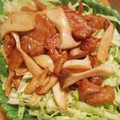如月あや's cooksnap of when they made キャベツがすすむ豚ときのこの甘辛炒め.