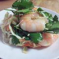 しろくまくま's cooksnap of when they made タイ風パクチーエビサラダ.