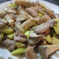 kawakoyu's cooksnap of when they made じゃがいもと鶏肉のアヒージョ.