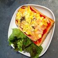Satopachi's cooksnap of when they made まったり美味しい✿ピザたまトースト.
