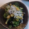 yuijuy's cooksnap of when they made きゅうりオクラ油揚げの塩こんぶ酢の物.