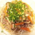 ktennn's cooksnap of when they made モヤシにのっけて！挽肉のウマ煮風あんかけ.