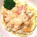むぅ✿'s cooksnap of when they made エビのトマトクリームパスタ.