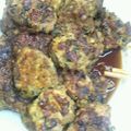 510円's cooksnap of when they made お弁当に！豆腐照り焼きハンバーグ.